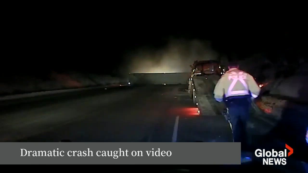 Dramatic BC crash caught on video