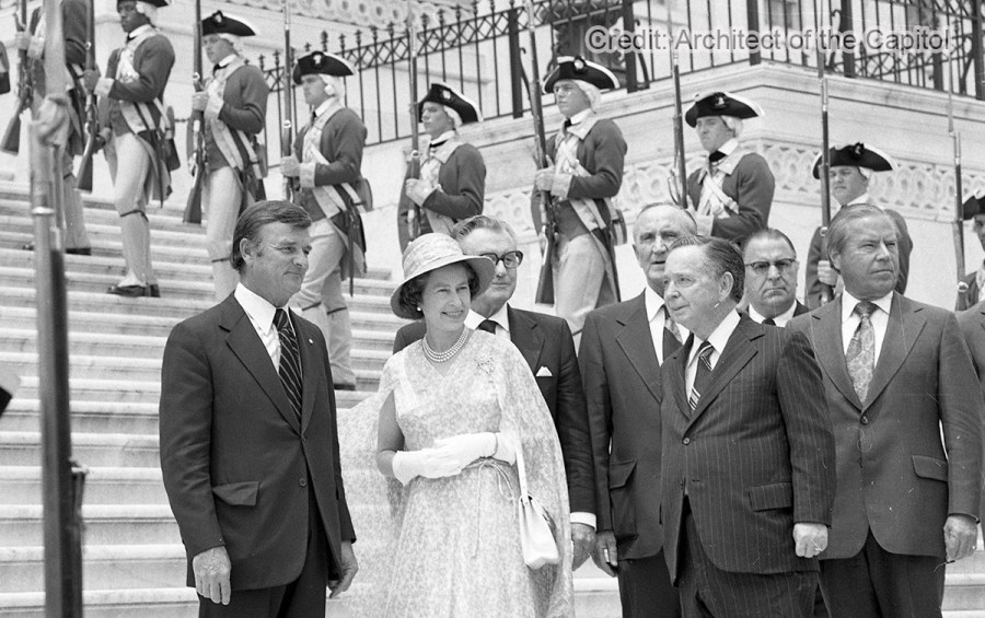 Photos show Queen Elizabeth's 1976 visit to the US Capitol