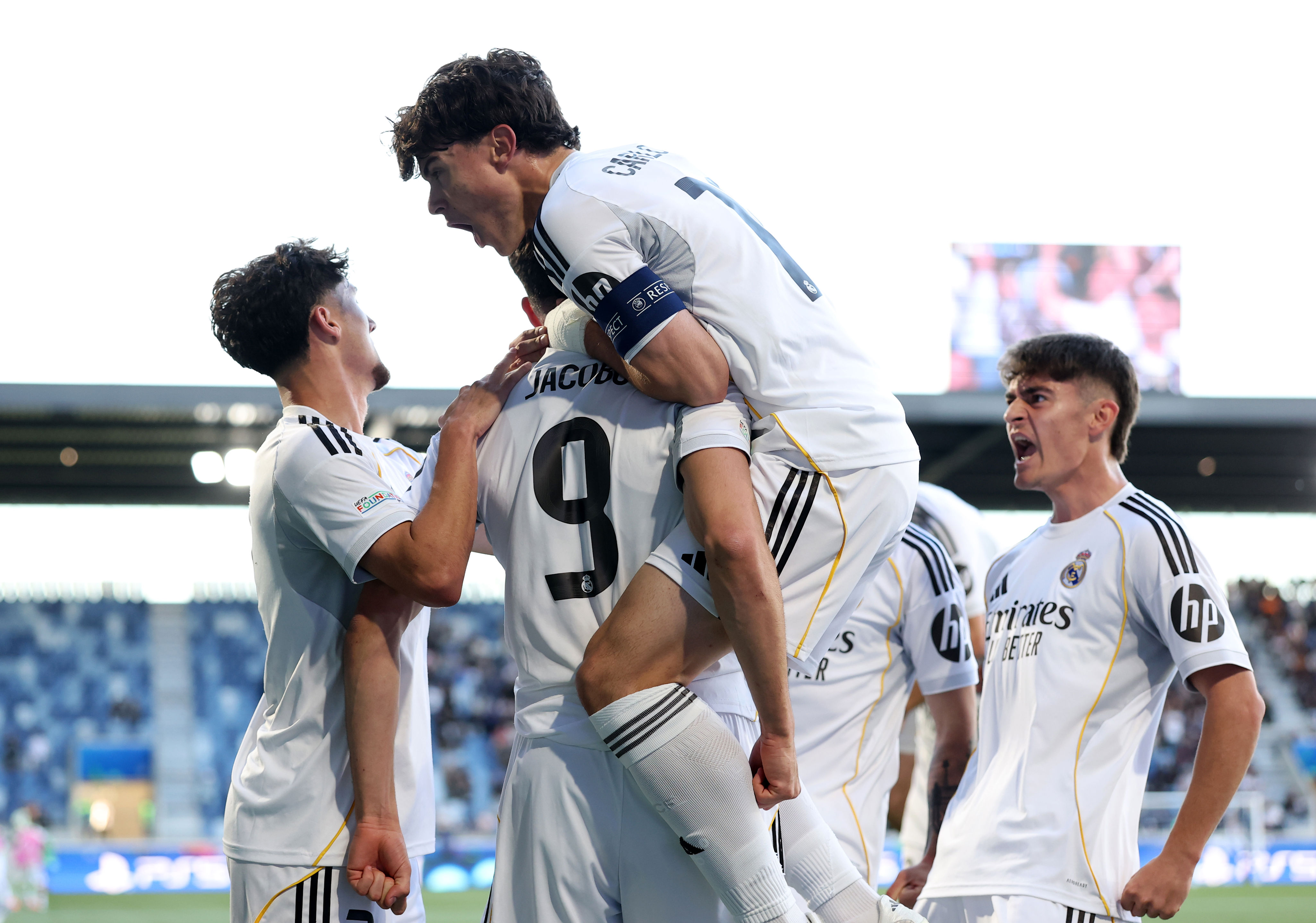 Real Madrid Juvenil A crowned UEFA Youth League champions after penalty ...