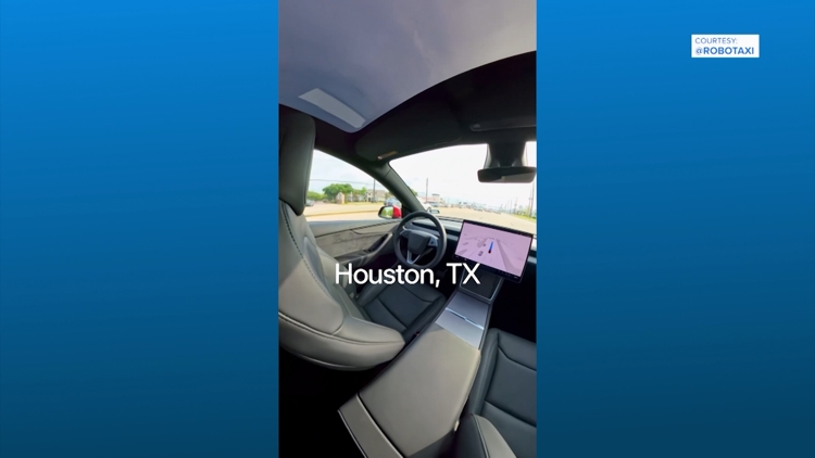 Tesla robotaxis hit the road in Houston