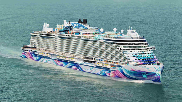 Norwegian Cruise Line’s biggest ship yet floats for first time