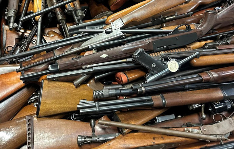 More than 500 guns seized in Southern California arrest