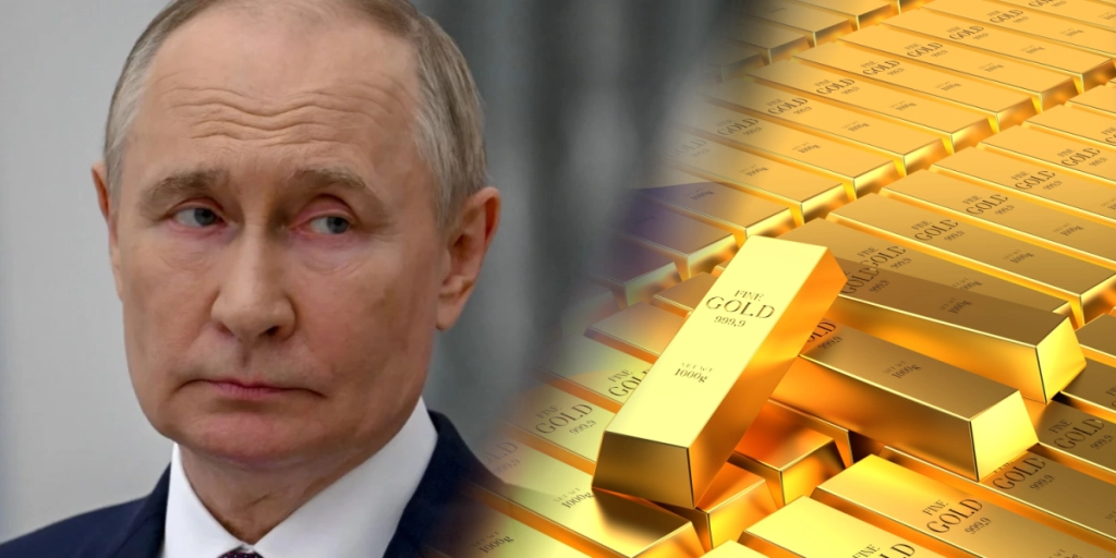Putin sells 22 tons of gold in attempt to counter crippling budget deficit