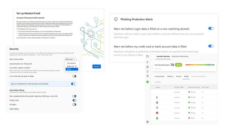 1Password vs. RoboForm: Which password manager gives you more for less?