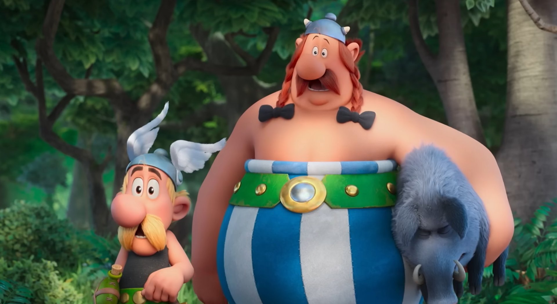 Asterix und Obelix müssen im ersten Trailer zum neuen Kinofilm als ...
