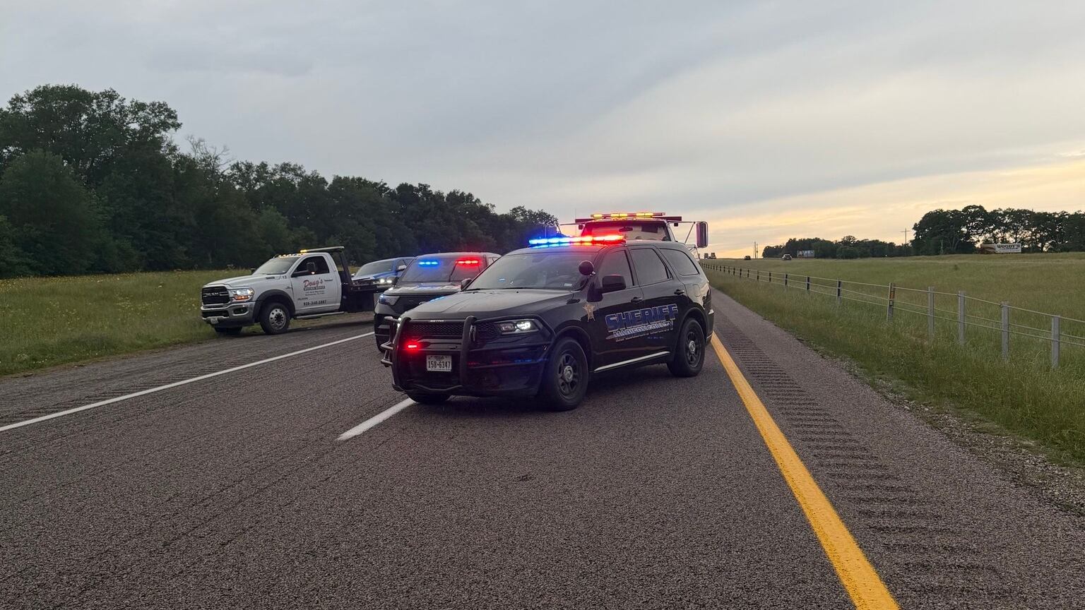 Emergency crews respond to crash on I-45 in Madison County