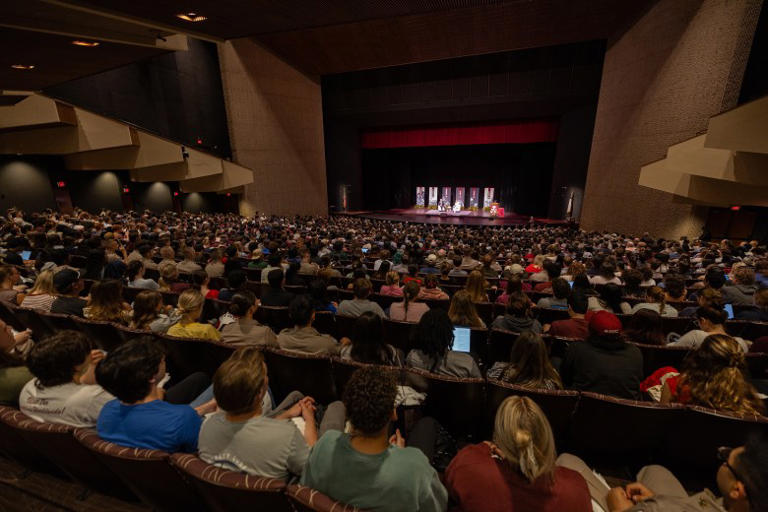 Protesters challenge premise of Texas A&M civil discourse symposium ...