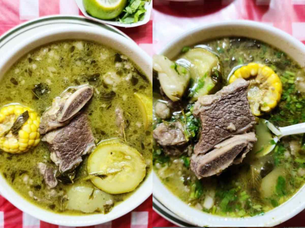 Mole de olla verde, picoso y delicioso