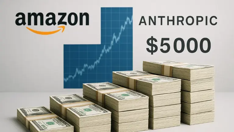 Amazon invierte $5,000 millones en Anthropic y planea más