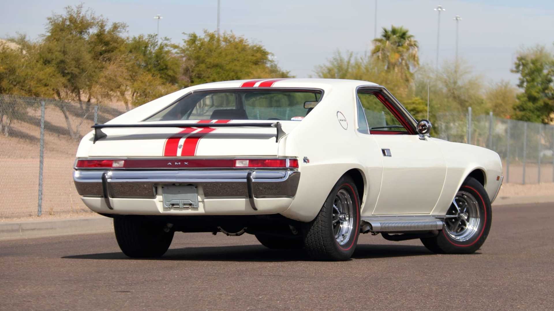 3/4 rear view of 1969 AMC AMX