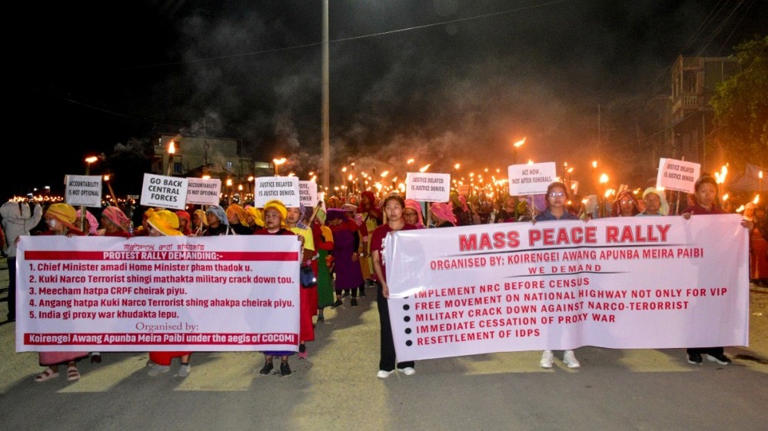 Twin shutdowns, protests paralyse Manipur after child deaths, convoy attack