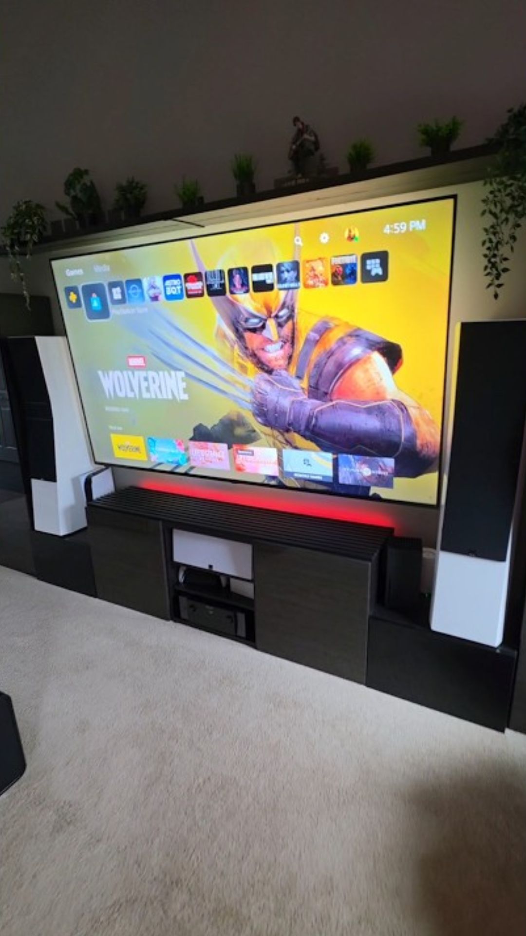 We added theater level speakers to our living room setup