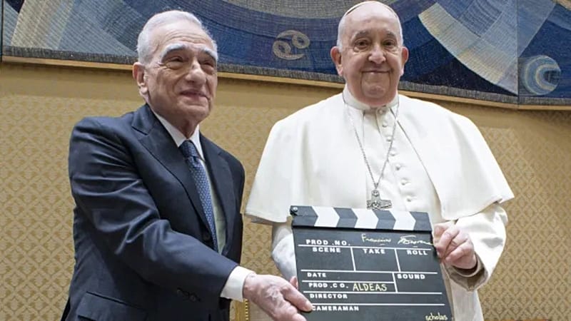 Au Vatican, Martin Scorsese présente Aldeas, dernier film de François, un an après sa mort