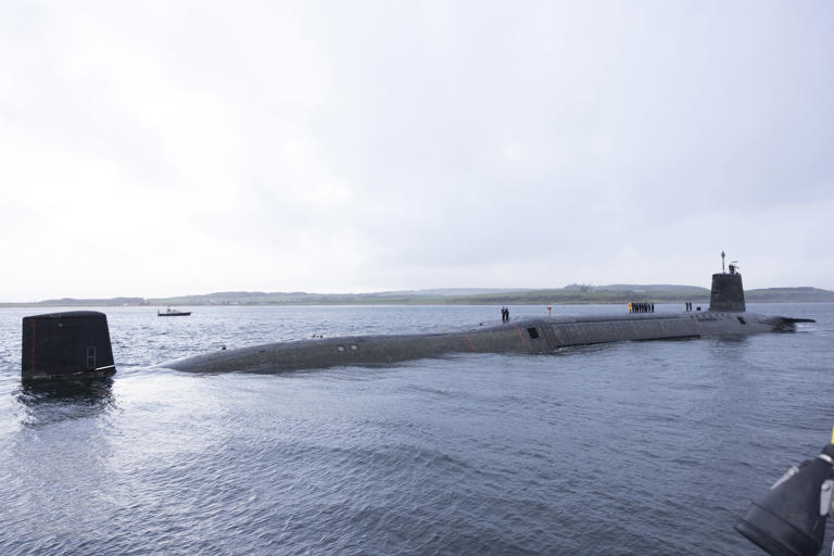 'Super proud' families welcome Royal Navy submariners home as nuclear ...