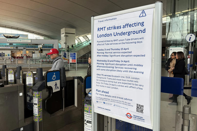 Tube strike hits London as Greens 'back RMT wreckers over workers'