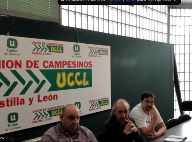 UCCL advierte a la Junta de que 