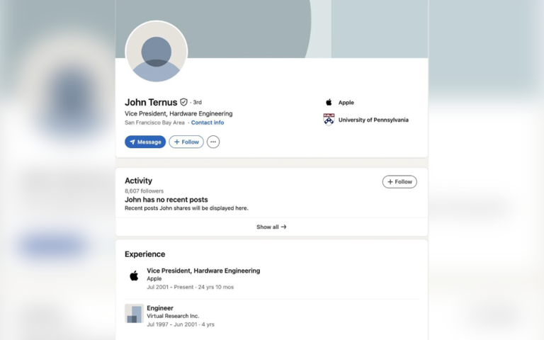 New Apple CEO’s LinkedIn leaves everyone saying the same thing