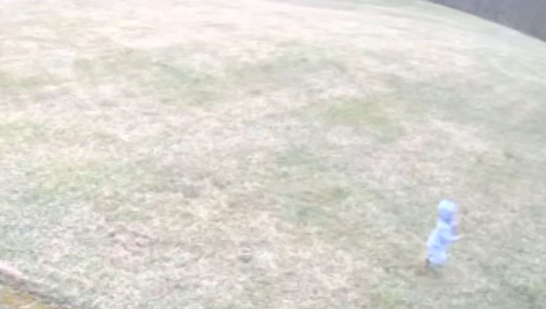 Security footage reveals child running alone moments before disappearance