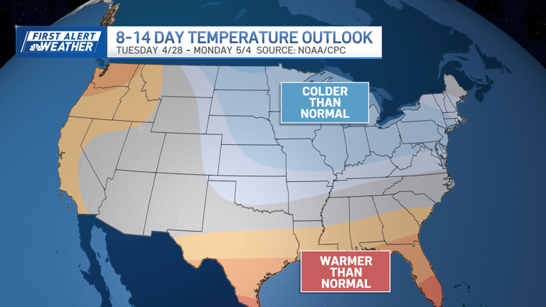Cool temps continue today, brief warmup on the way later in the week