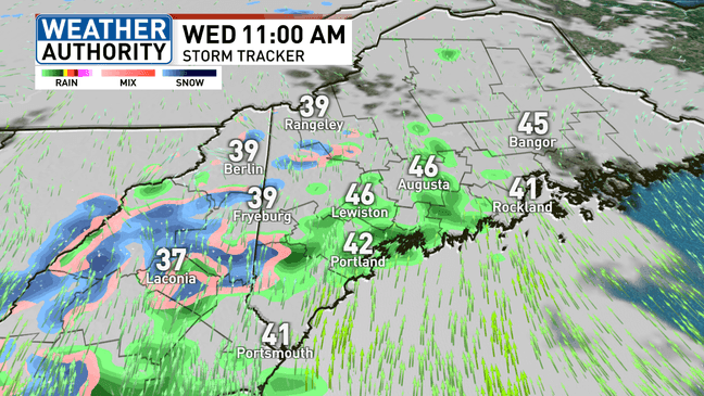 Sunny yet cool Tuesday ahead with some rain, possible snowflakes on the ...