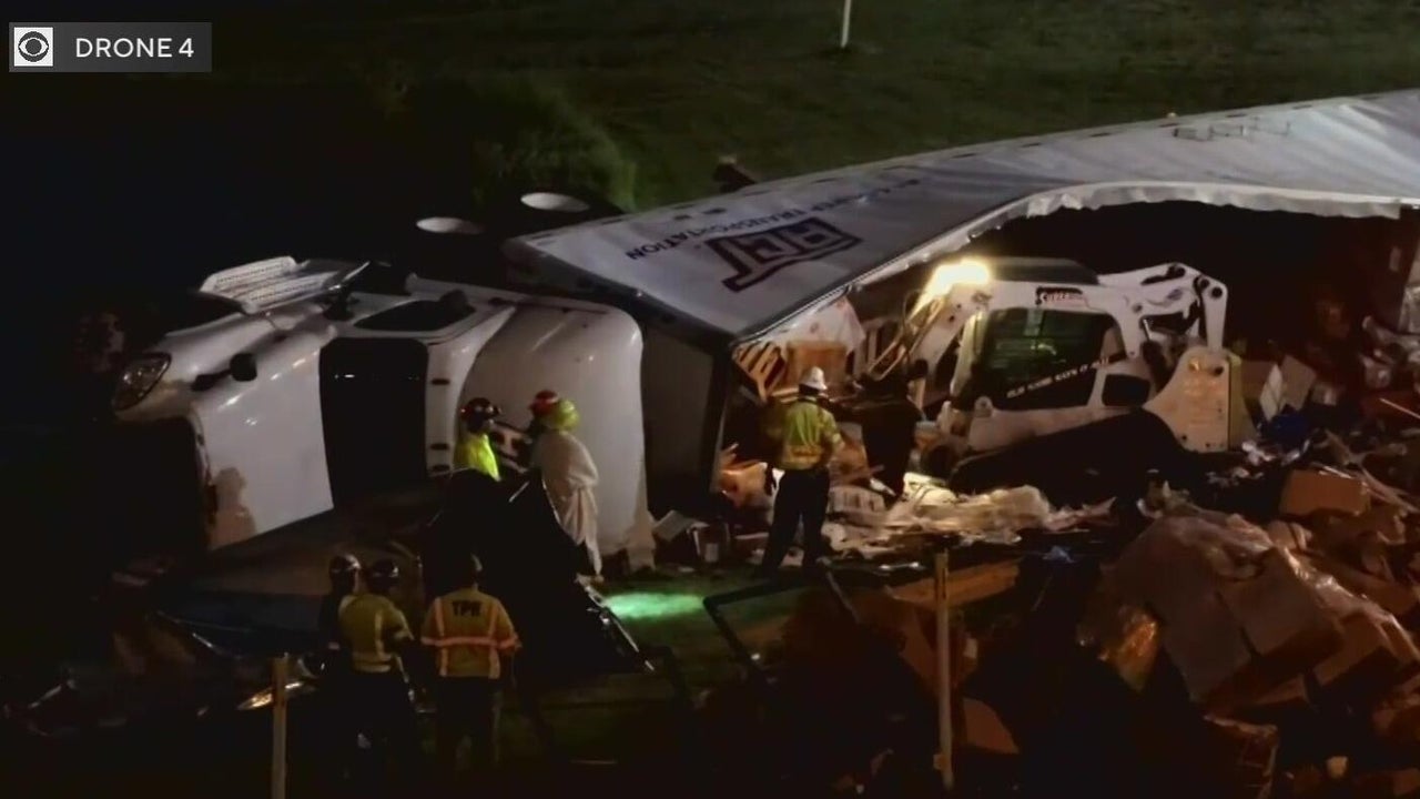 Tractor-trailer rollover on Florida Turnpike snarls traffic in ...