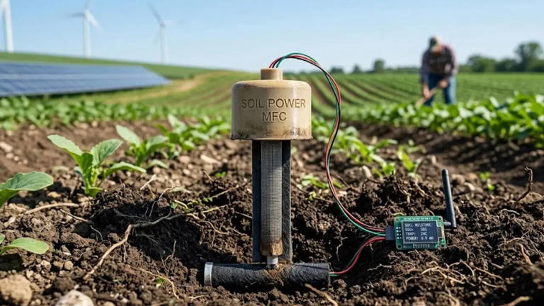 Soil that powers devices: Scientists create battery-free electricity ...