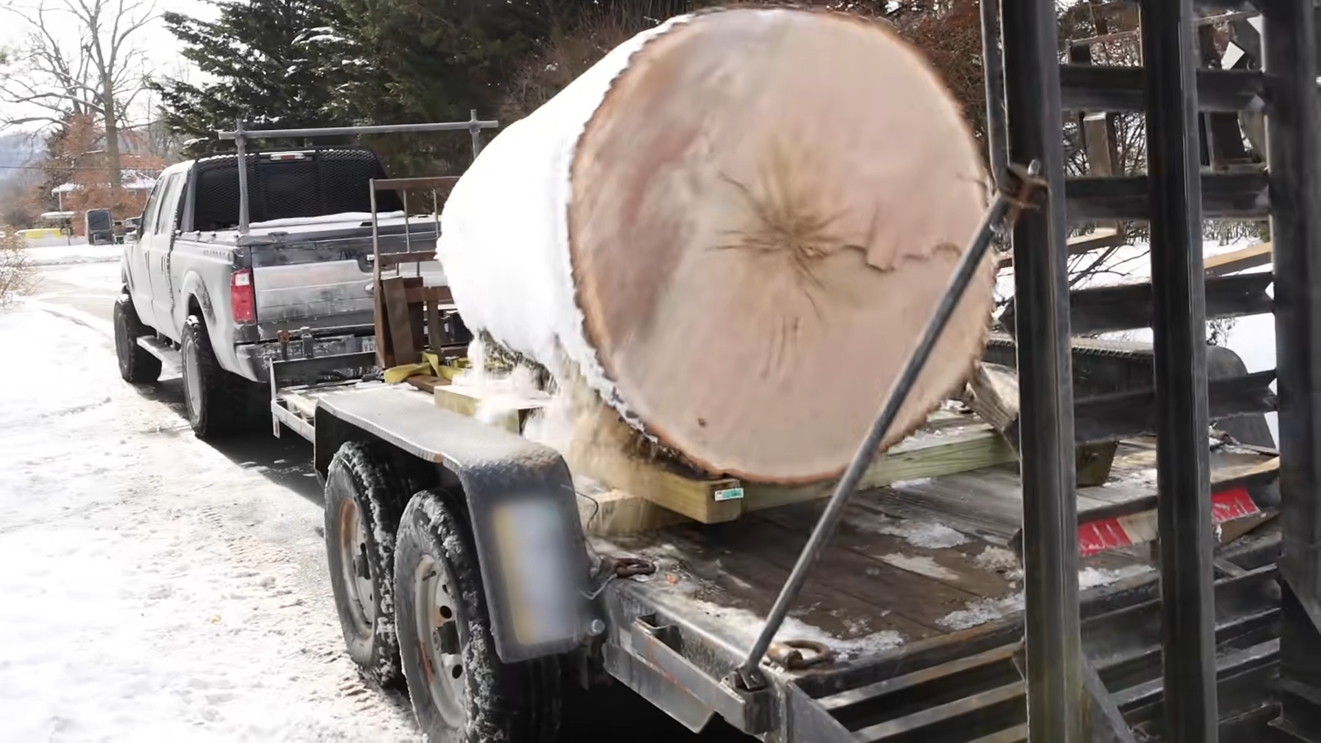 We rescued a 50-inch oak log – then had a very expensive problem