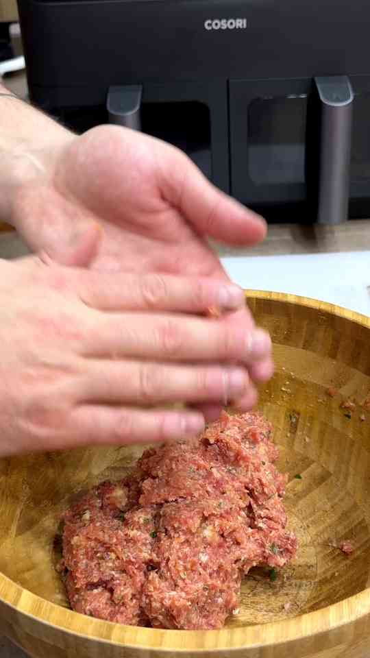 Polpette in friggitrice ad aria senza olio