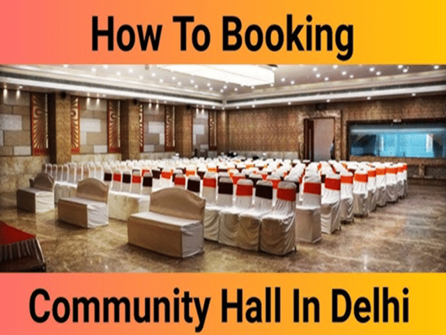 How to book a community hall for a wedding? Learn the complete process ...