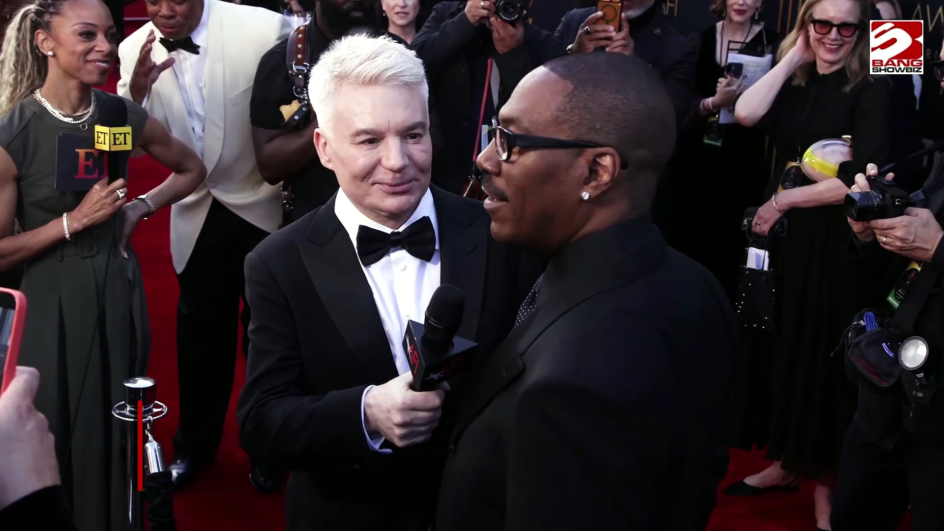 Mike Myers reflects on his career working with 'legend' Eddie Murphy