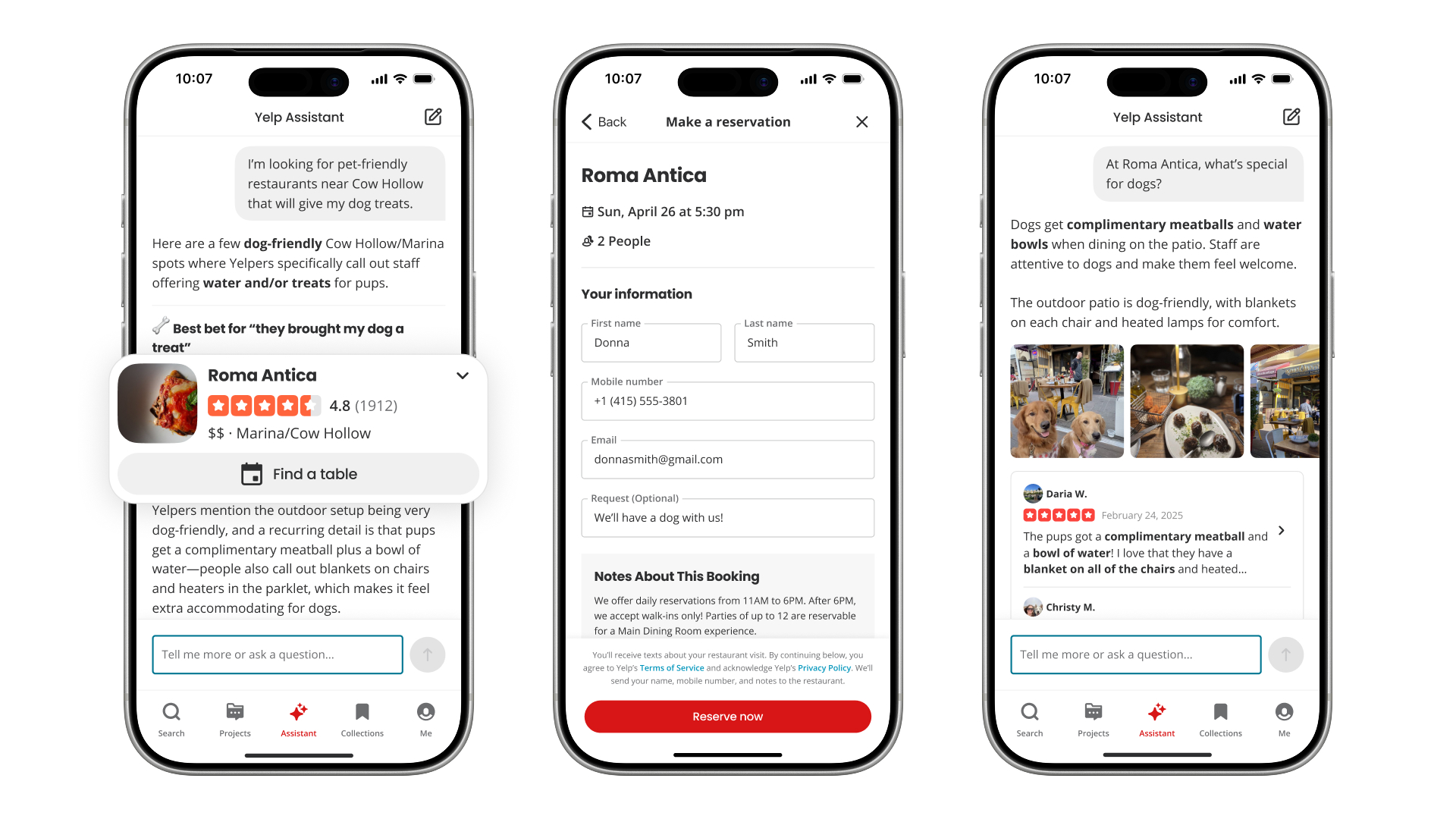 Yelp’s updated AI assistant can answer questions and book a restaurant ...