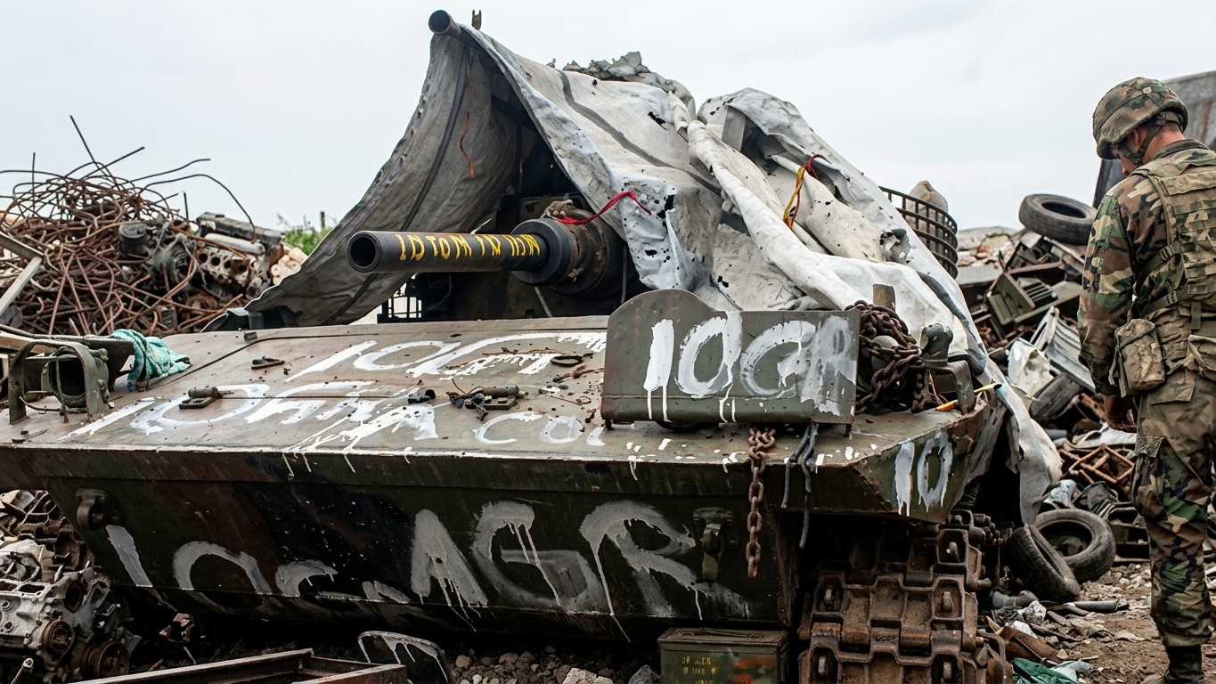Dieser Panzer wurde aus zwei völlig unterschiedlichen Fahrzeugen gebaut