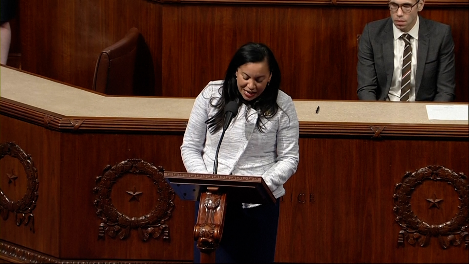 Analilia Mejía sworn in as newest US House lawmaker after New Jersey ...