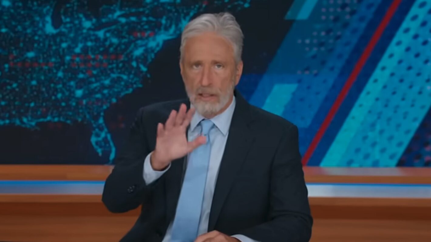 Jon Stewart Mocks Trump’s ‘Weird’ Bill Signing & Jokes He May Be on ...