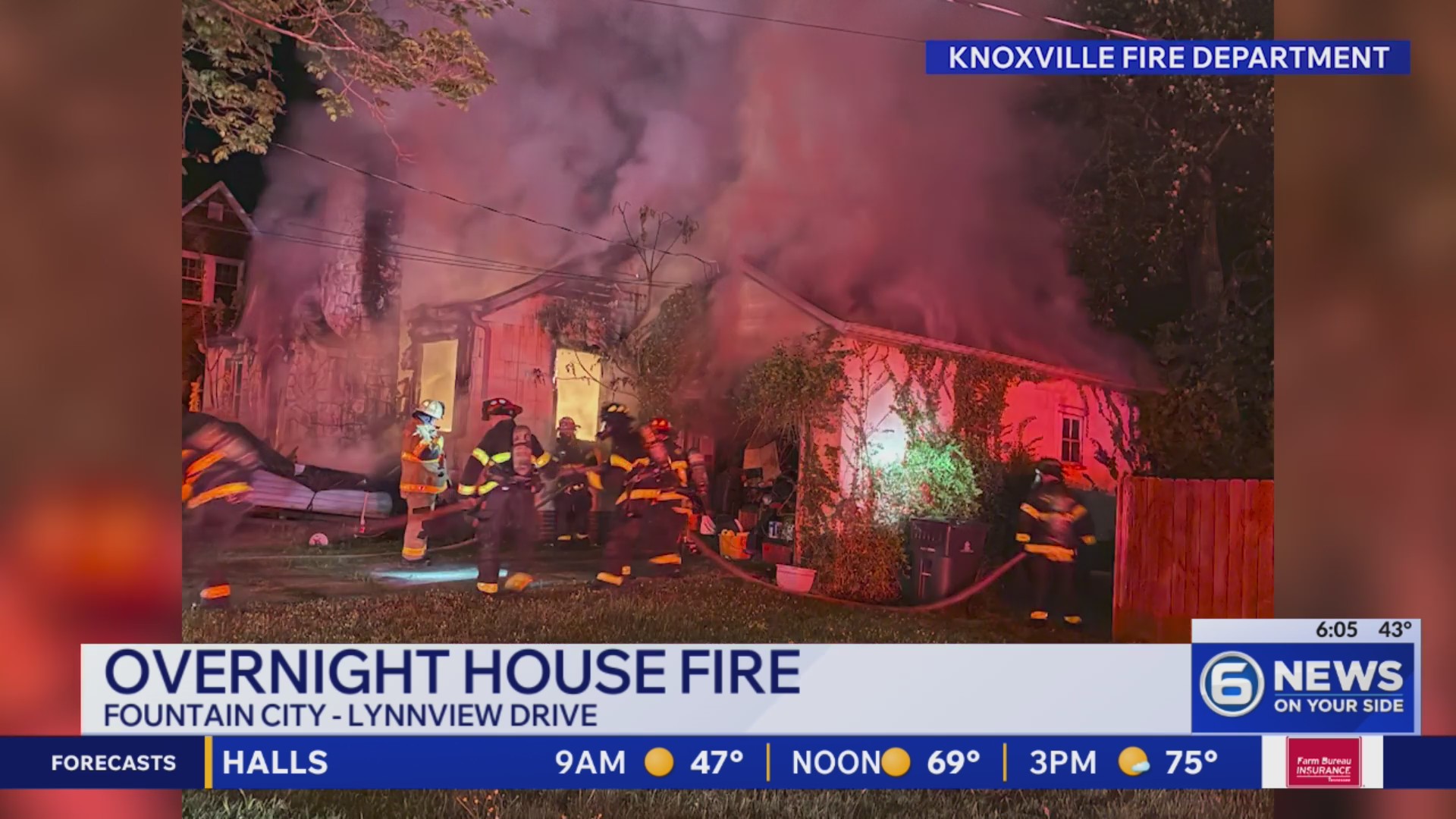 Early morning fire destroys Fountain City home