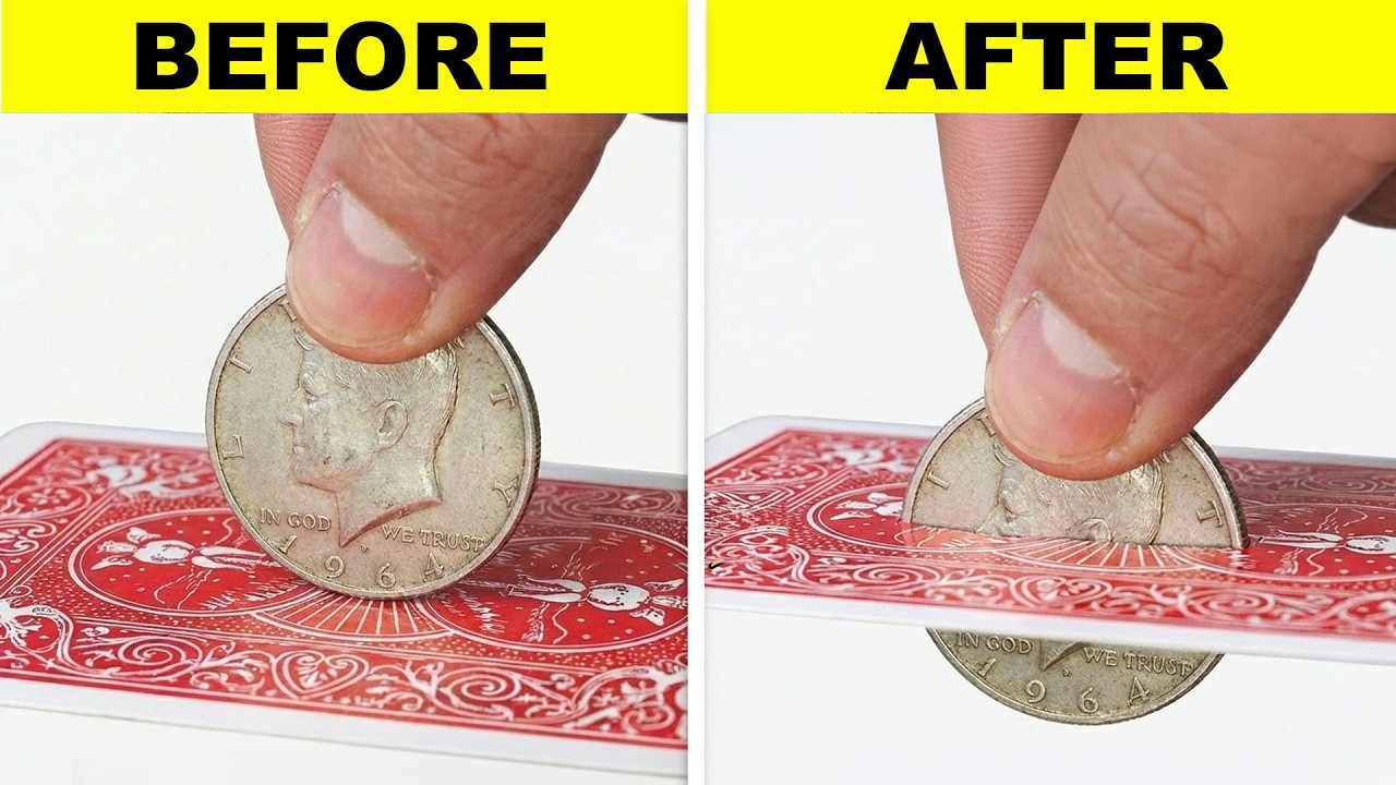 The coin illusion so good it looks fake
