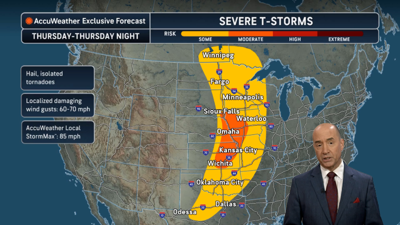 More severe weather on the way for the central US