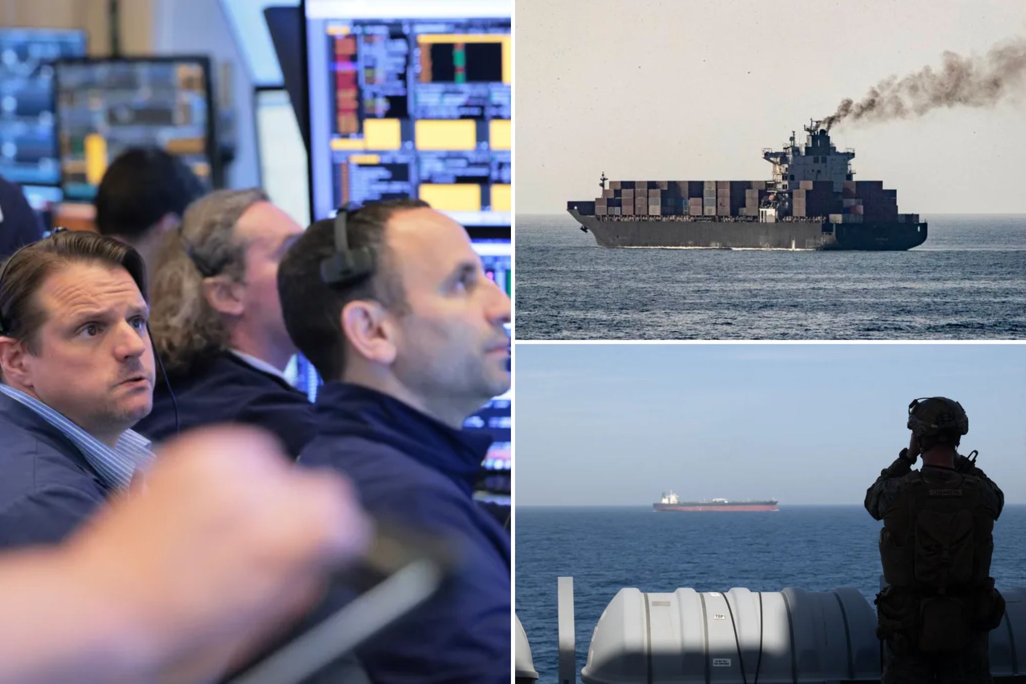 Dow slumps nearly 300 points, oil prices surge as Iran cease-fire ...