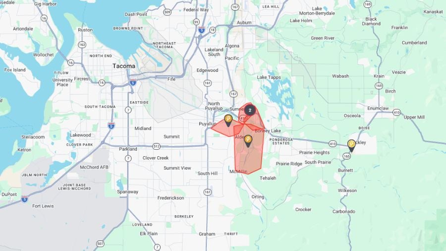 Power Outages In Bonney Lake