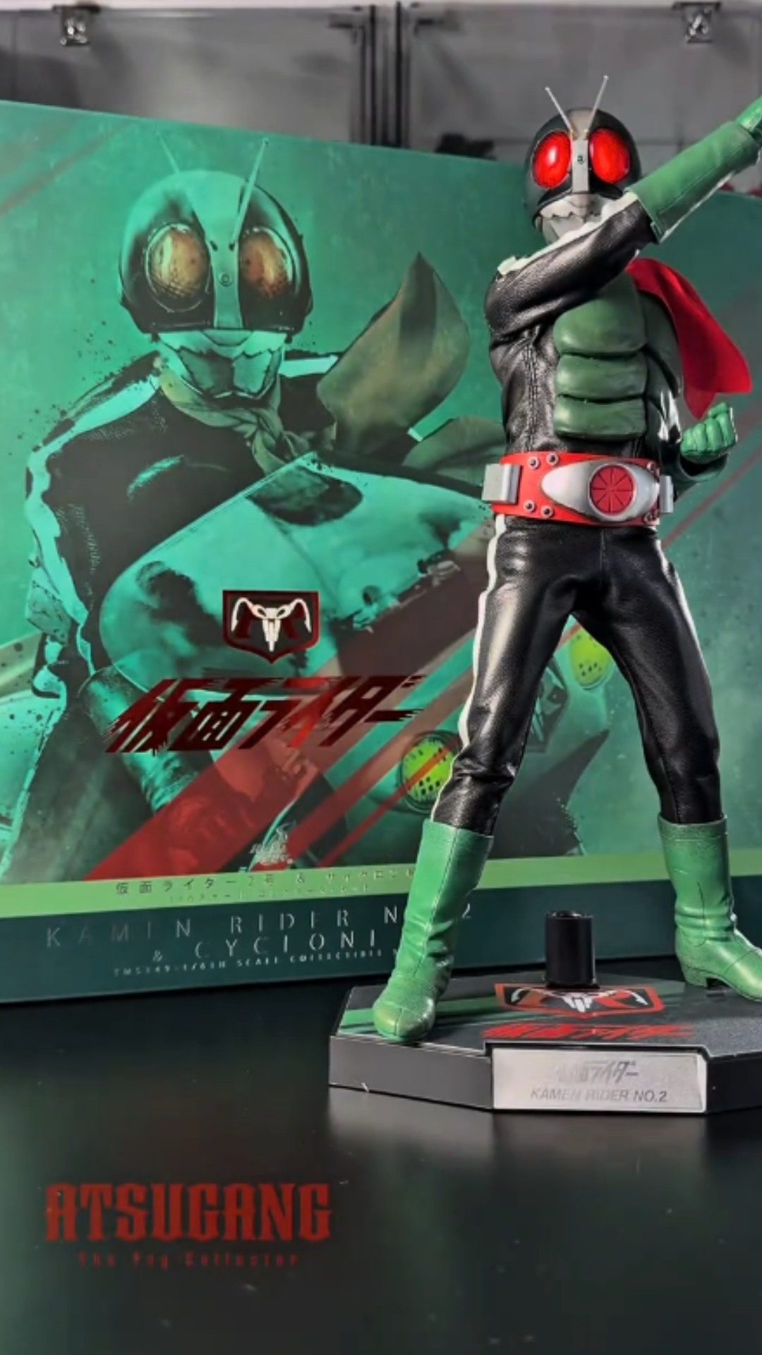 Kamen Rider No 2 unboxing ASMR figure
