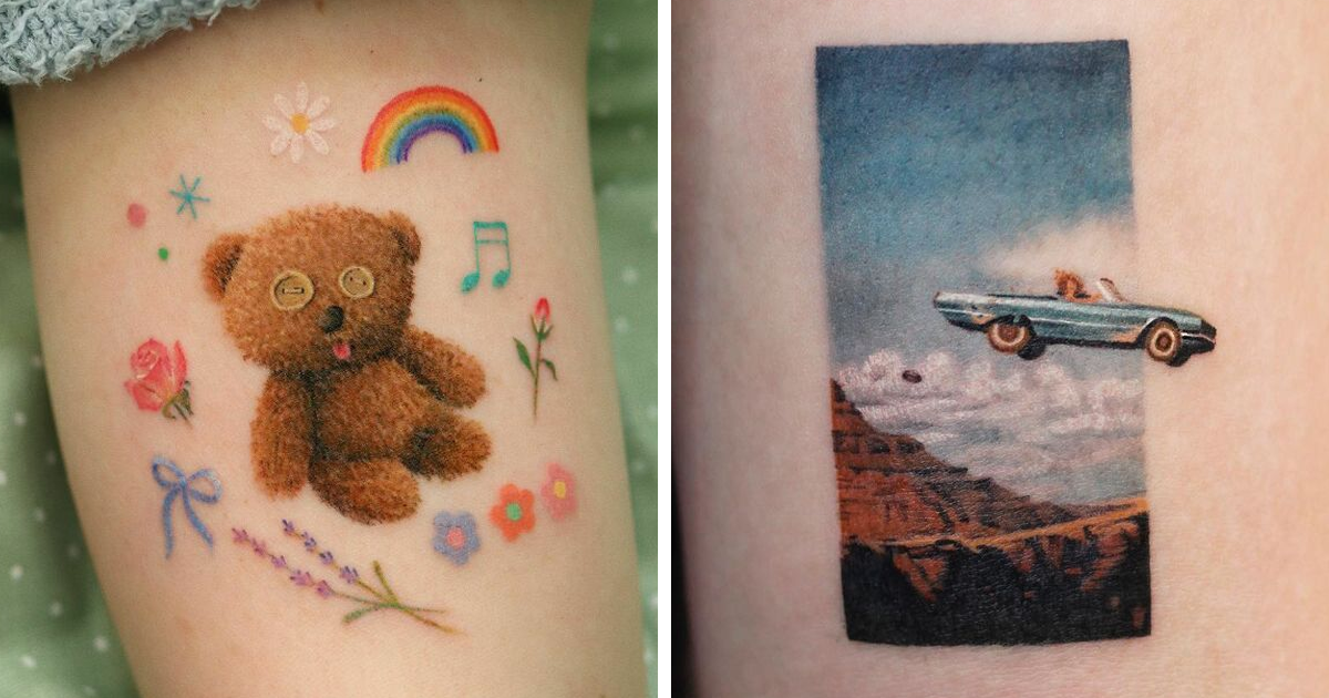 30 Exceptional Color Tattoos That Look Like They Belong In A Museum