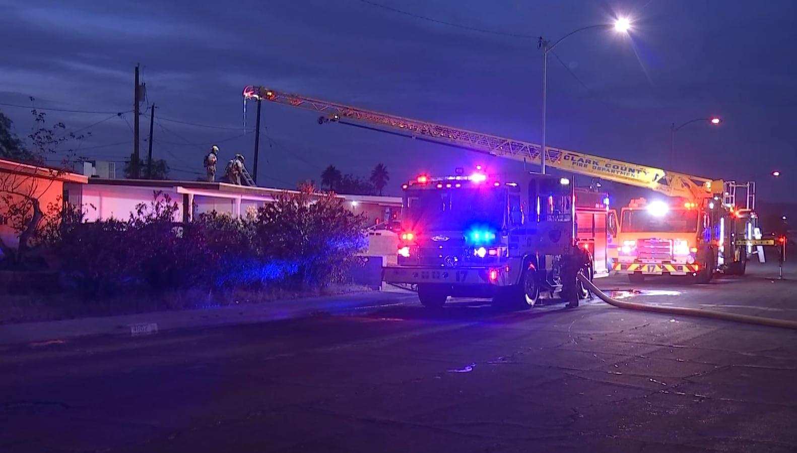 Clark County firefighters knock down early morning house fire