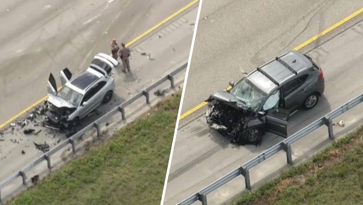 Crash blocks lanes on I-75 at Pines Boulevard