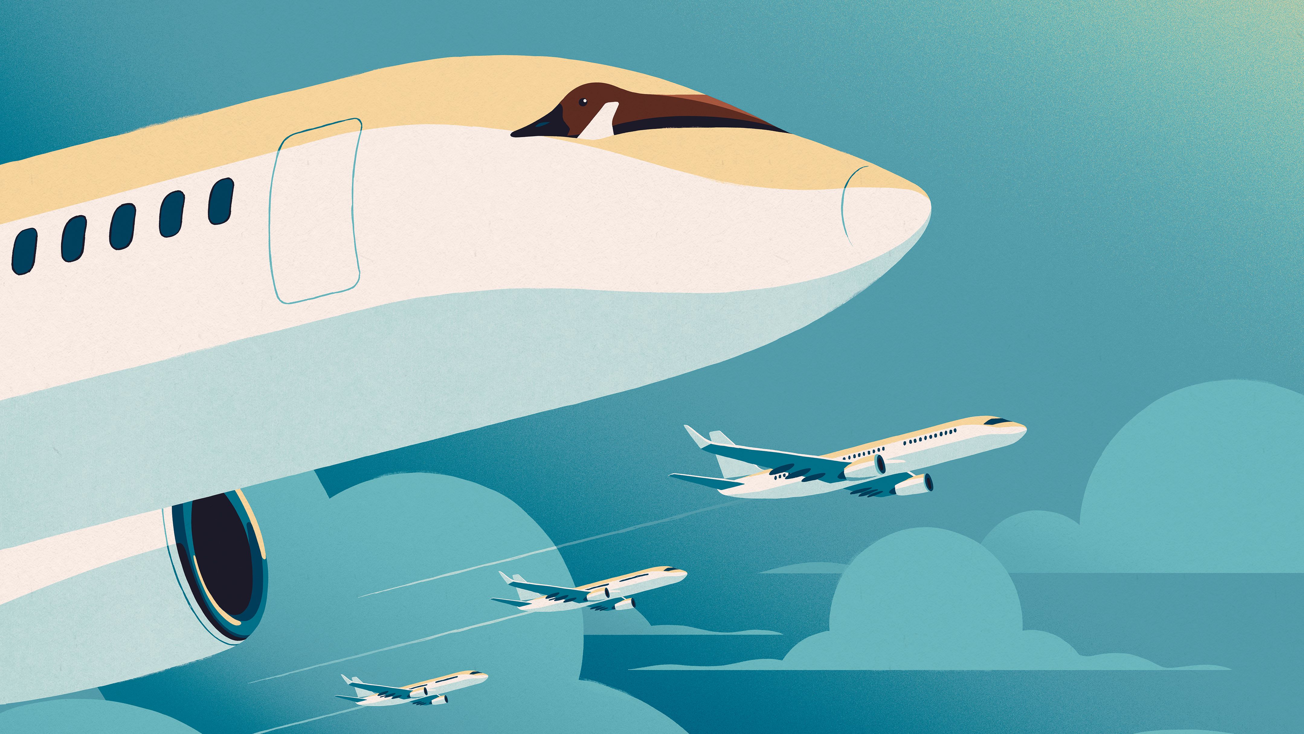 Why planes flying like geese could cut back on aviation emissions