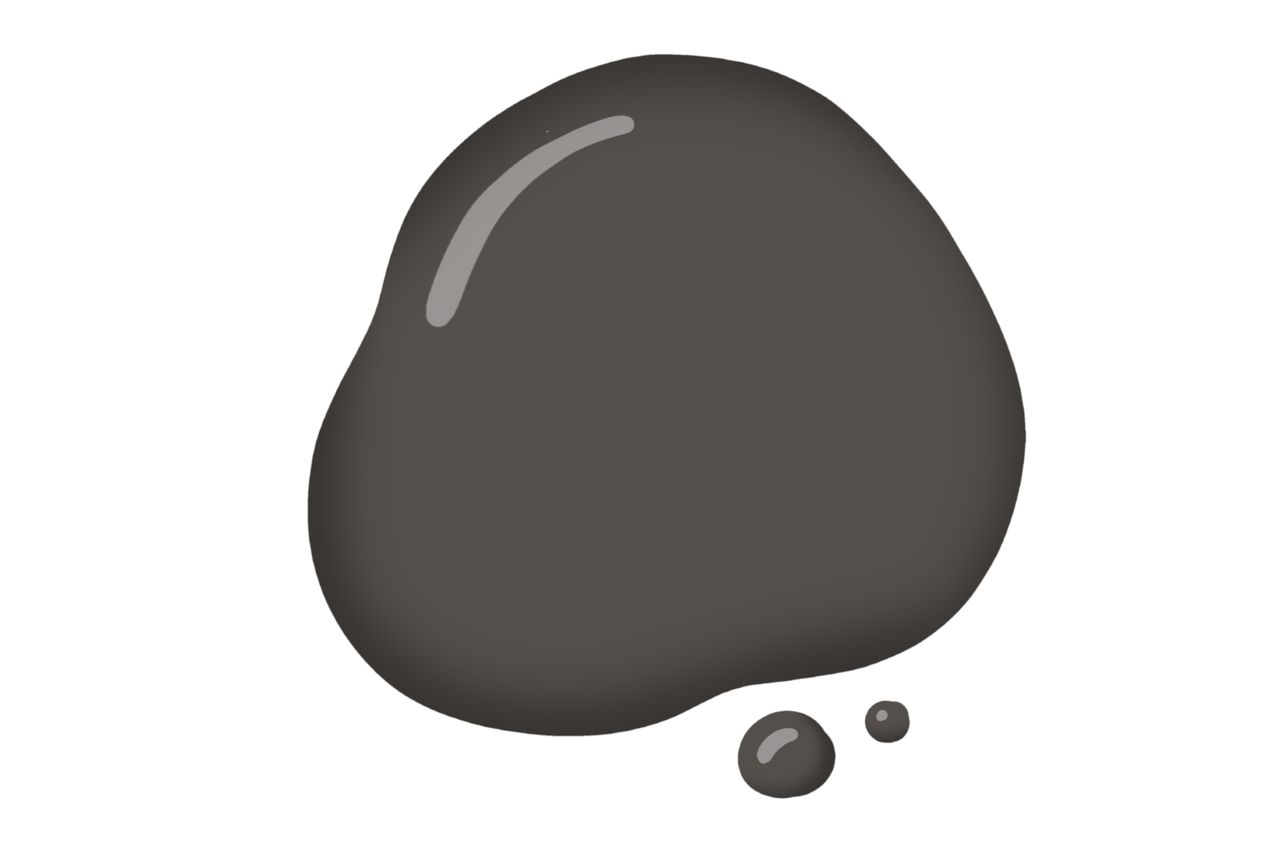 Sherwin-Williams' Urbane Bronze paint blob