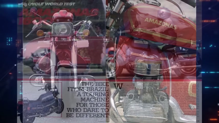 Amazonas – a motorcycle powered by a VW engine