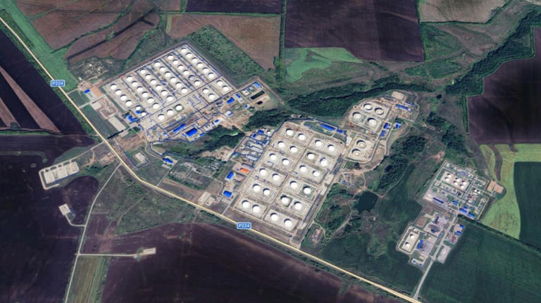Ukrainian drones strike Russia's Samara oil station, tanks ablaze