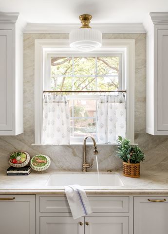 pared down countertop decor