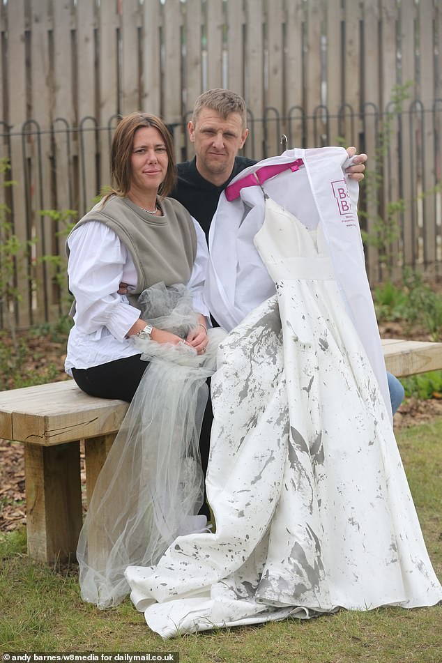 'Revenge attack' bride reveals the family feud behind it