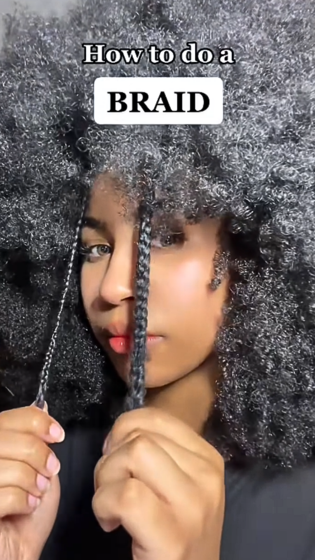 How to braid hair beginner tutorial